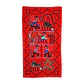 Telar rojo bordado con hermosa iconografia Aymara - thumbnail 1
