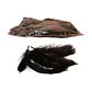 Pack 5 Bolsas Plumas Negras Ideal Artesanias 4 a 8cm - thumbnail 3