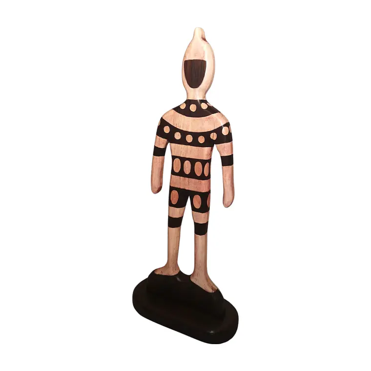 Figura Madera Selknam Sho´ort   1