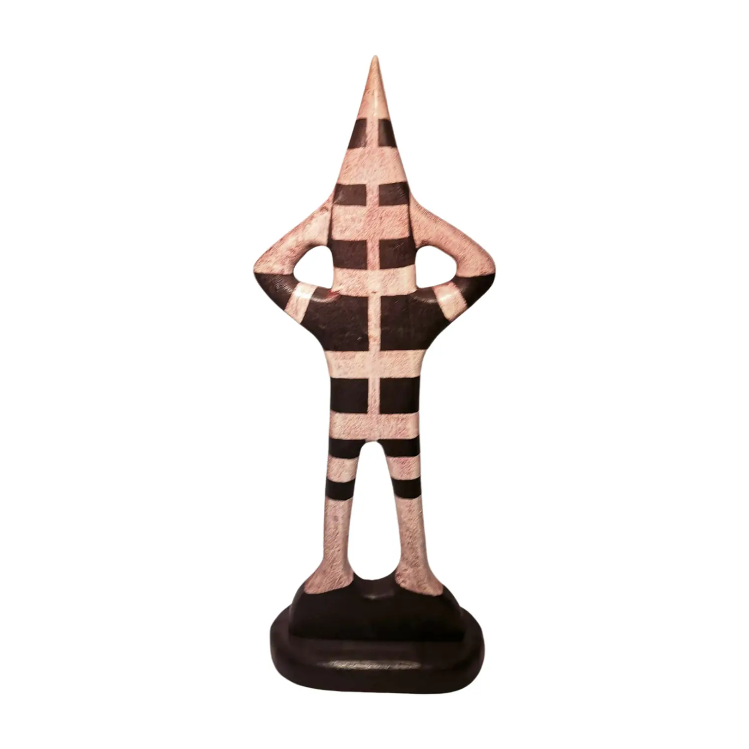 Figura Madera Selknam Matan Dimensiones 38cm 3