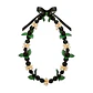 Collar negro con pure blanco diseño Hawaii - thumbnail 1