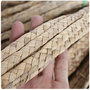 10 yardas de Fibra de ratan Trenzado ancho entre 0,9 y 1cm