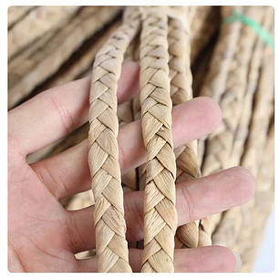 10 yardas de Fibra de ratan Trenzado ancho entre 0,9 y 1cm