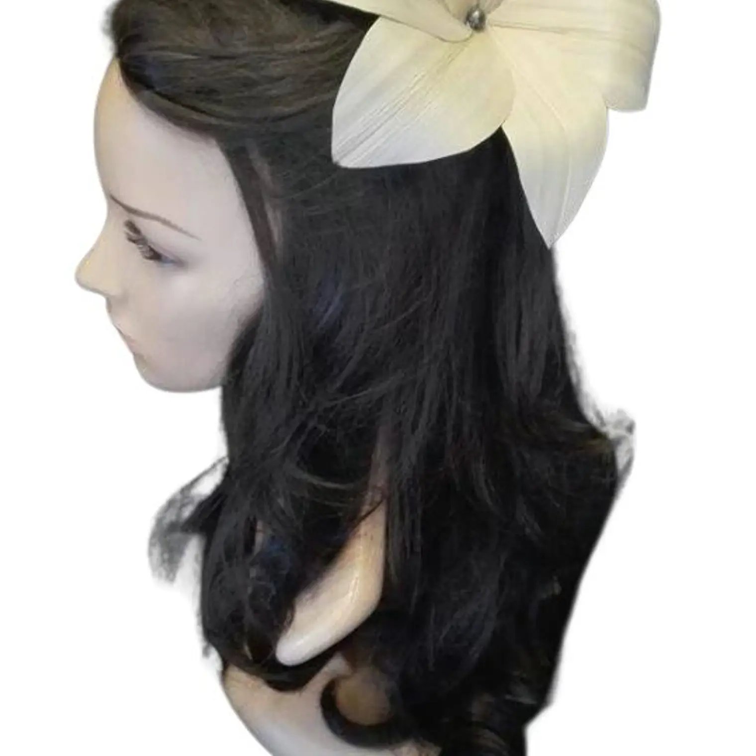 Pinche Flor Pandanus Con Perla Y Pinza Para El Cabello 3