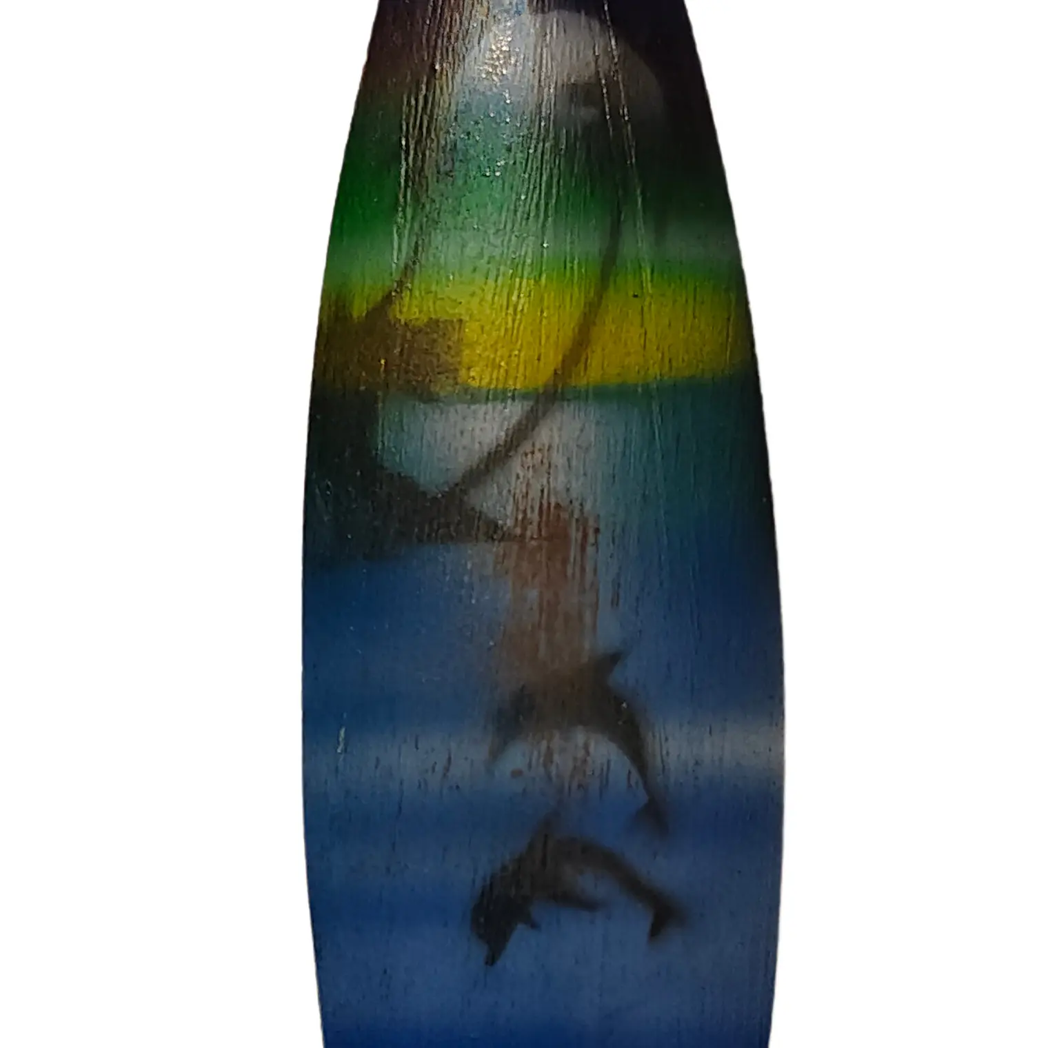 IMAN TABLA DE SURF 2,5CM X 10CM BASE COLOR AZUL DE MADERA  1