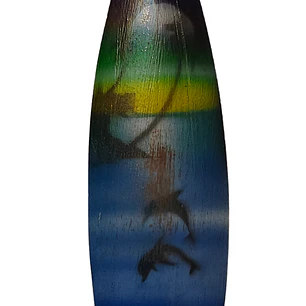 IMAN TABLA DE SURF 2,5CM X 10CM BASE COLOR AZUL DE MADERA 