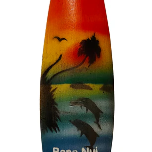 IMAN TABLA DE SURF 2,5CM X 10CM BASE COLOR AZUL DE MADERA 