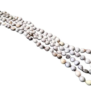 Collar Semillas gris perimetro 100cm 