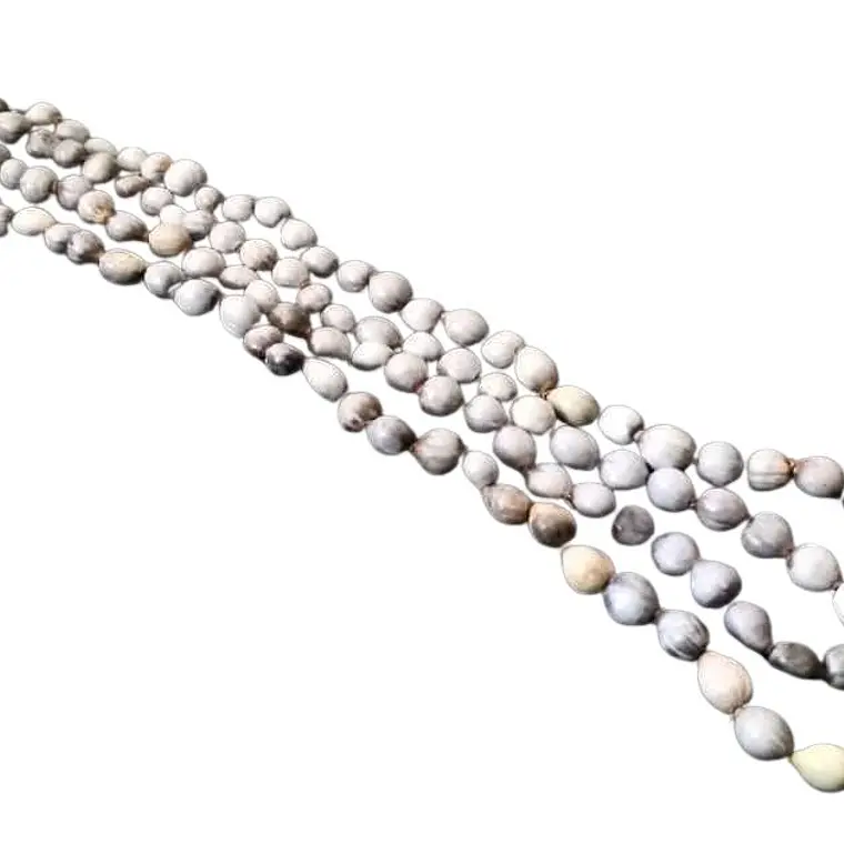 Collar Semillas gris perimetro 100cm  2