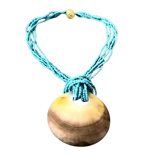 Nacar and Mostacilla necklace