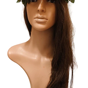 Corona De Hojas Helecho Ajustable elasticada