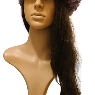 Corona De Flores Ajustable Tipanie Lila e hibisco