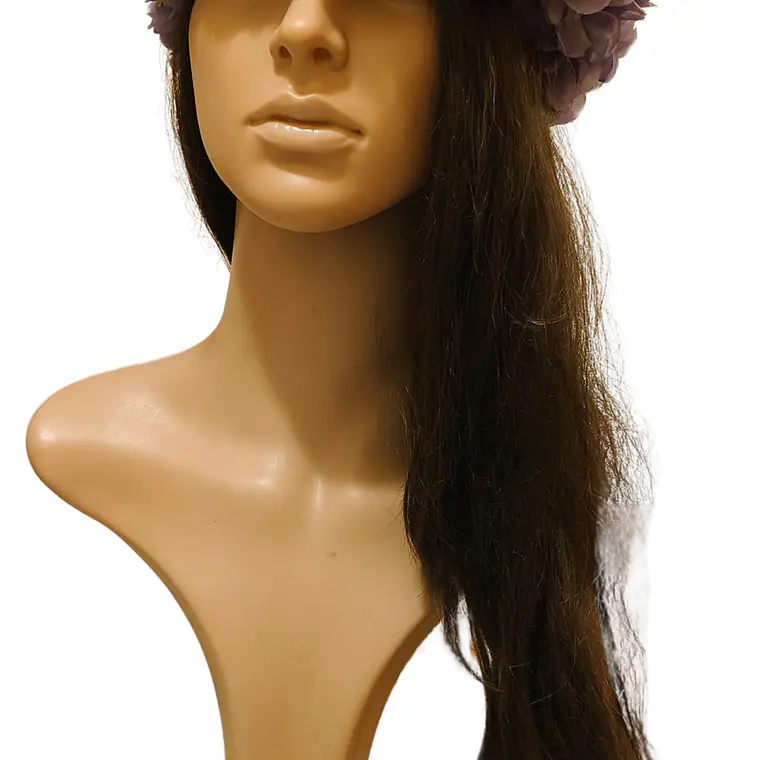 Corona De Flores Ajustable Tipanie Lila e hibisco 2