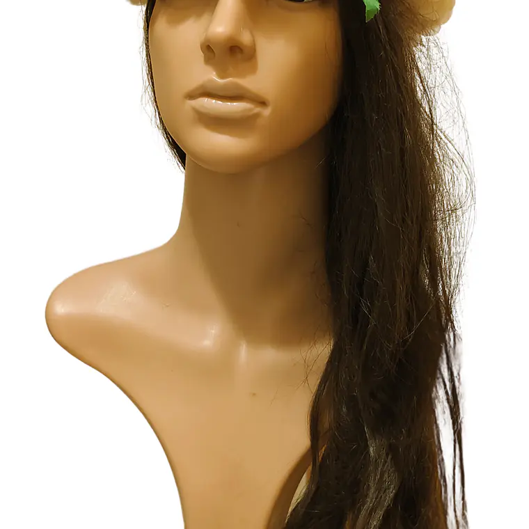 Diadema Corona De Flores Ajustable Tipanie Beige elasticado 2