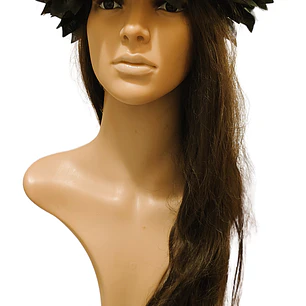 Corona De Hojas de tela en punta Ajustable elasticada