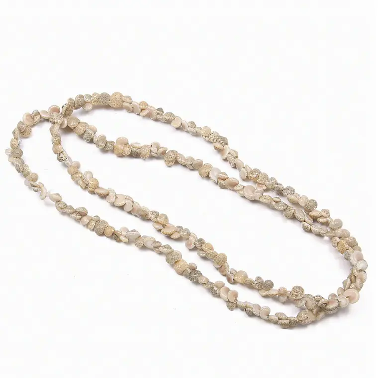 Collar De Cochitas Pipi Color Gris Largo 80cm 1