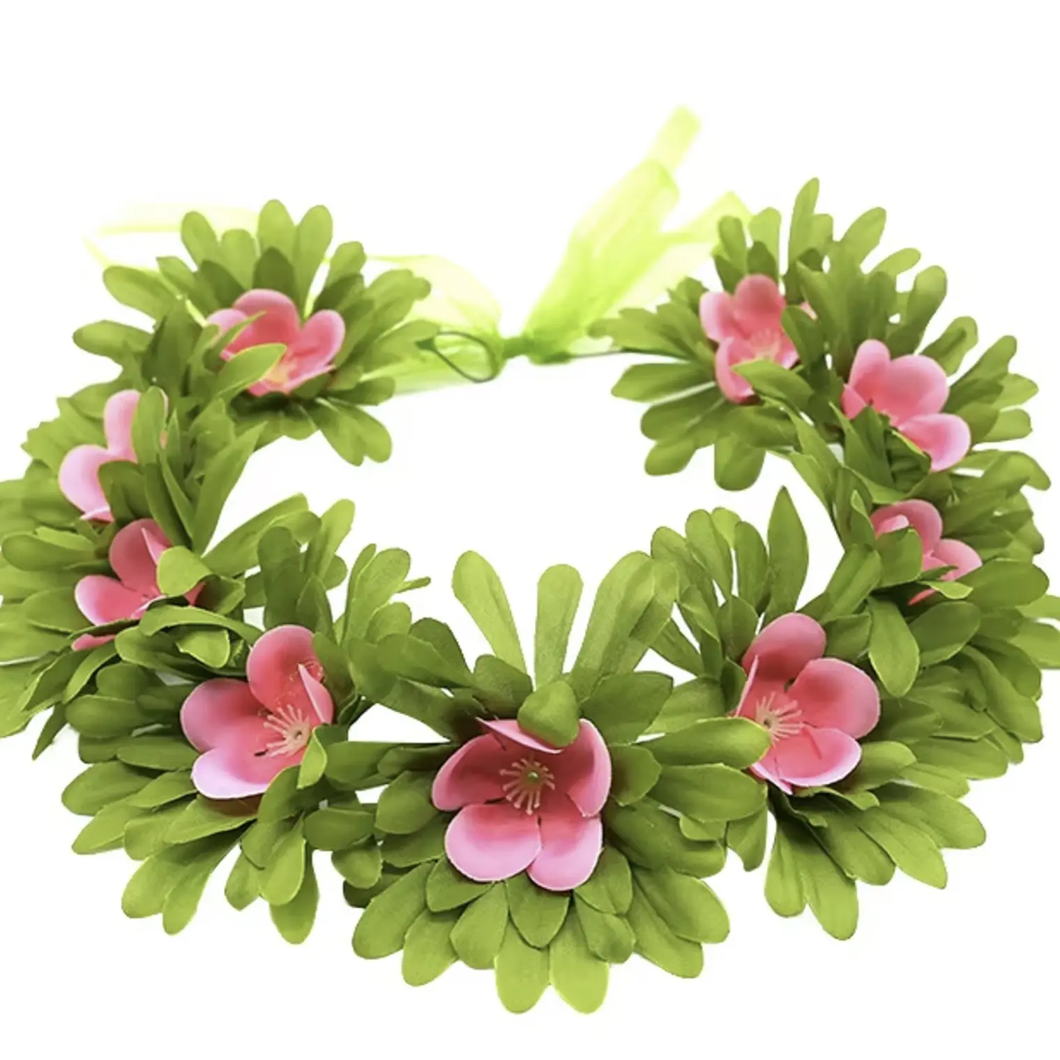 Pack Moana Corona de Flores ajustable y collar para niñas 2