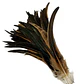 pack 8 Plumas Largas Color Café Natural 25cm a 30cm - Miniatura 2