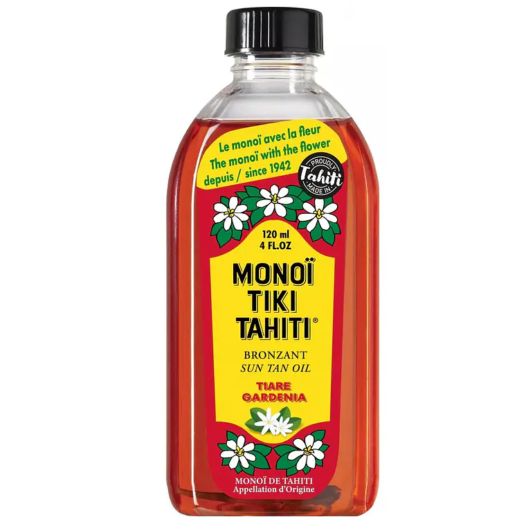 Monoi Tiki Tahiti Tiare Gardenia Bronzant Sun Tan Oil 120ml 1