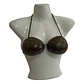 Sosten De Coco Liso Ideal Para Danza Polinesica 12cm - Miniatura 1
