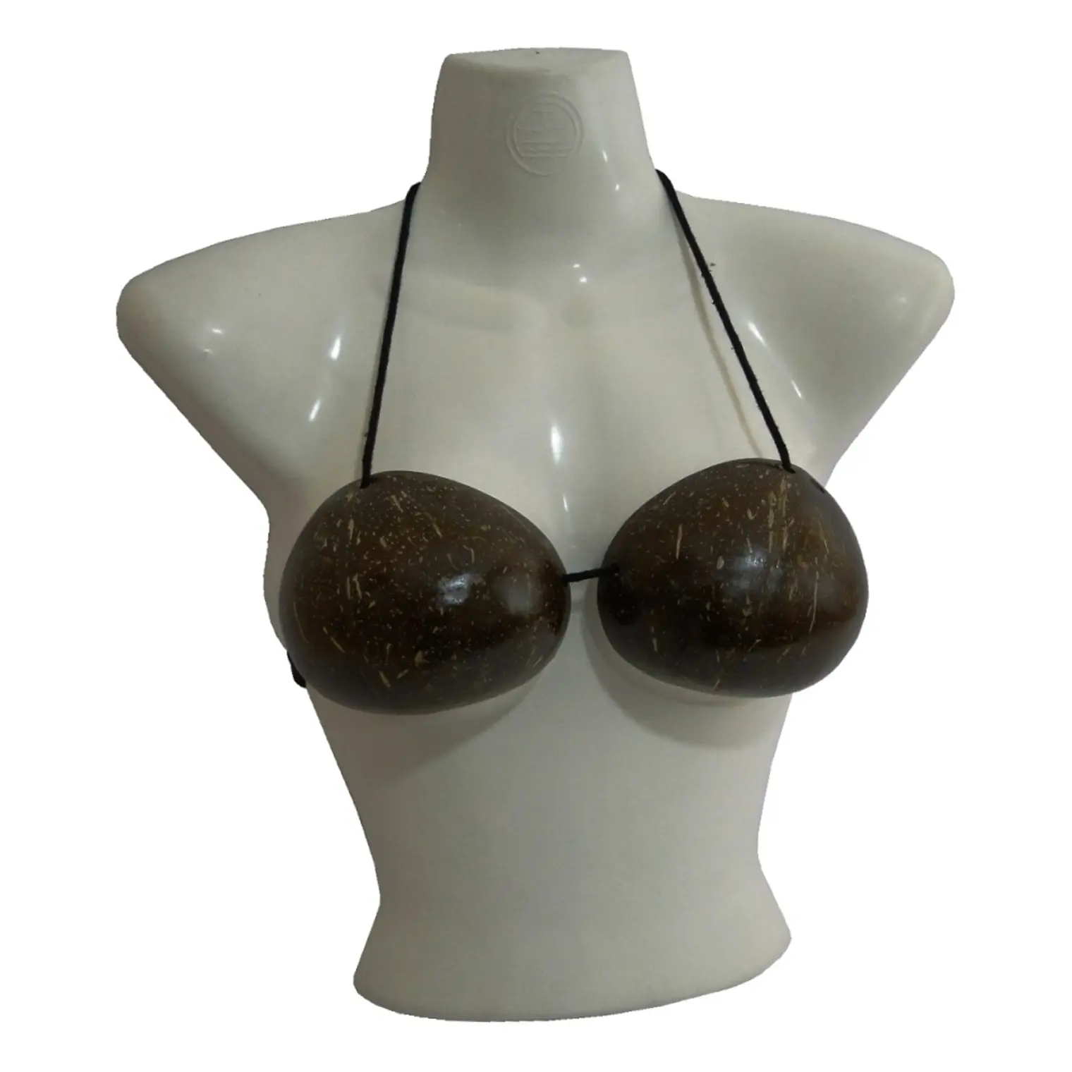 Sosten De Coco Liso Ideal Para Danza Polinesica 13cm 1