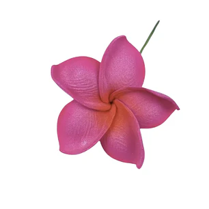 1 flor Tipanie Fucsia para el Cabello Con Palito