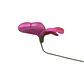 1 flor Tipanie Fucsia para el Cabello Con Palito - Miniatura 3