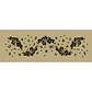 Pareo Corto Napohe flores pajaro Beige negro - thumbnail 1