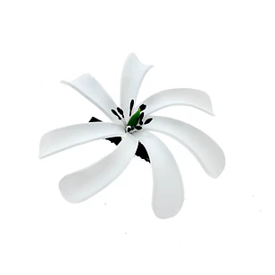 tiare B centro pistilo con pinza para el cabello