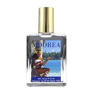 Perfume Monoi TIKI Moorea Sándalo Eau de Toilette 30ml
