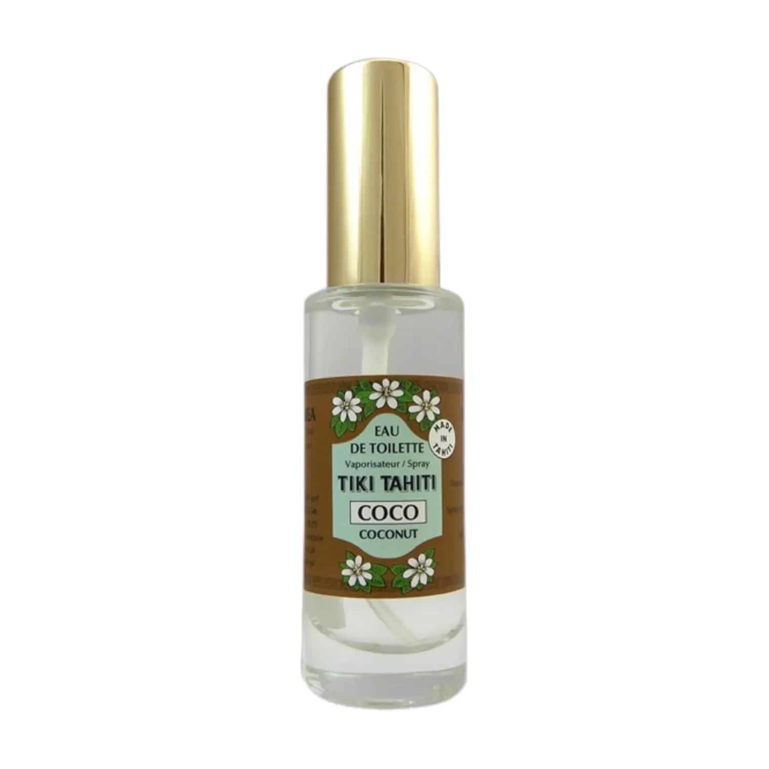 Perfume Monoi Tiki Tahiti Coco EAU the Toilette 30ml con atomizador 1