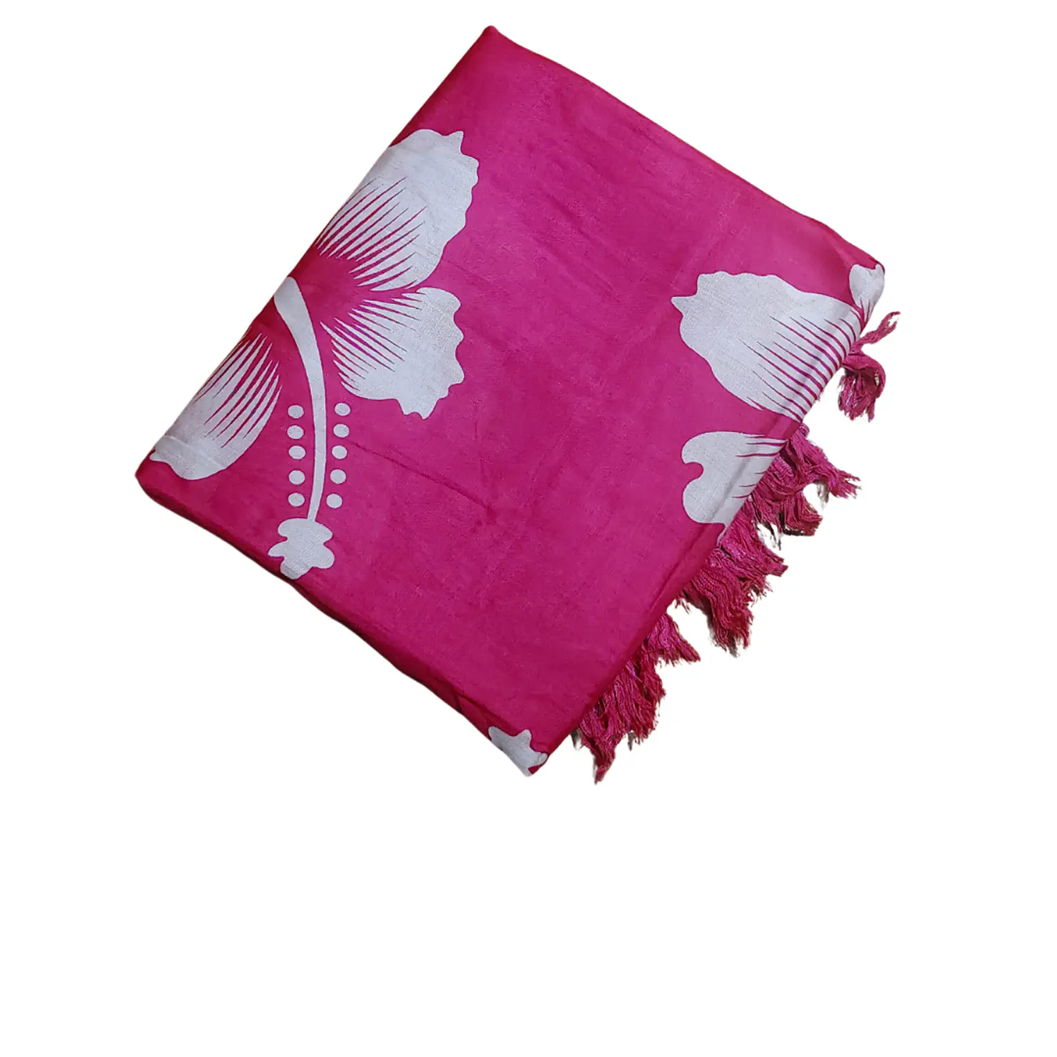 Pareo 2da seleccion Fucsia 2 Hibisco blanco 2