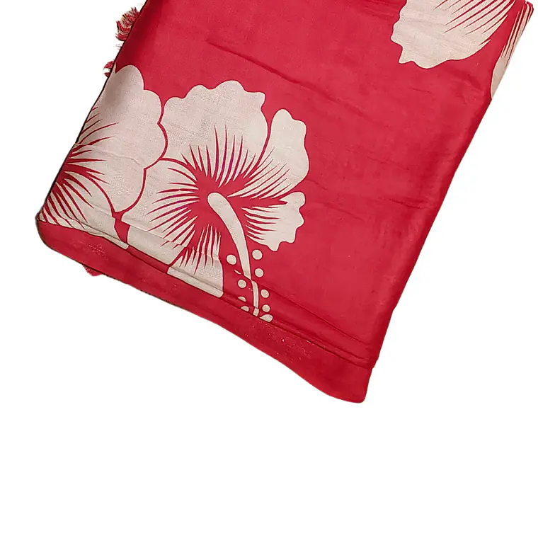 Pareo 2da seleccion Fucsia 2 Hibisco blanco 20