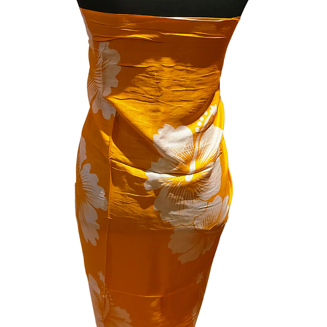 Pareo 2da seleccion Amarillo 2 Hibisco blanco 2