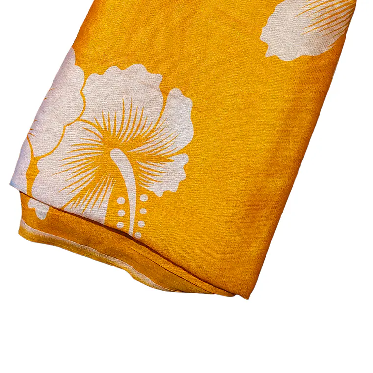 Pareo 2da seleccion Amarillo 2 Hibisco blanco 10