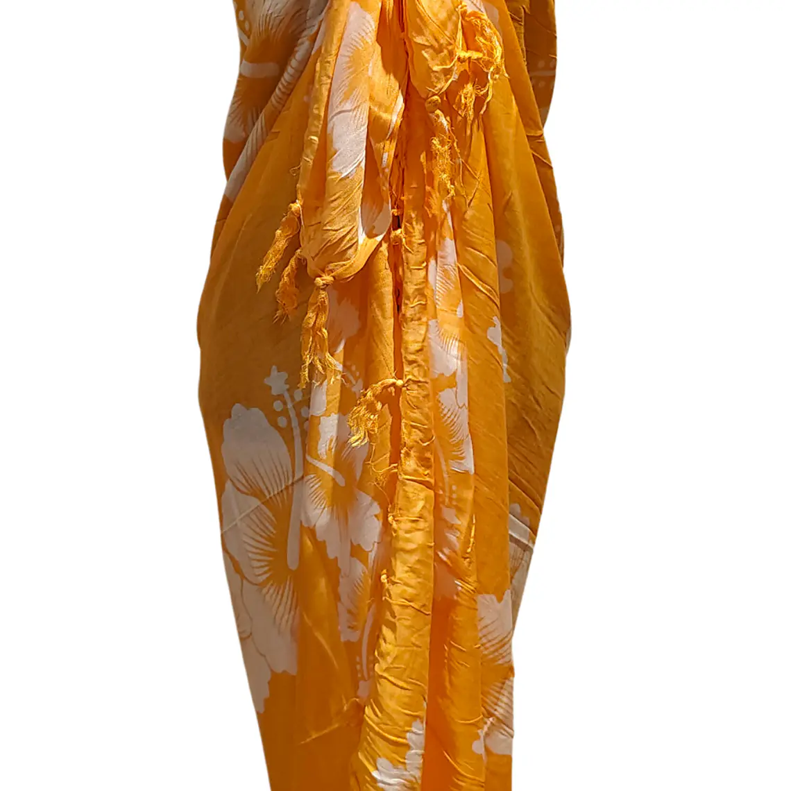 Pareo 2da seleccion Amarillo 2 Hibisco blanco 13