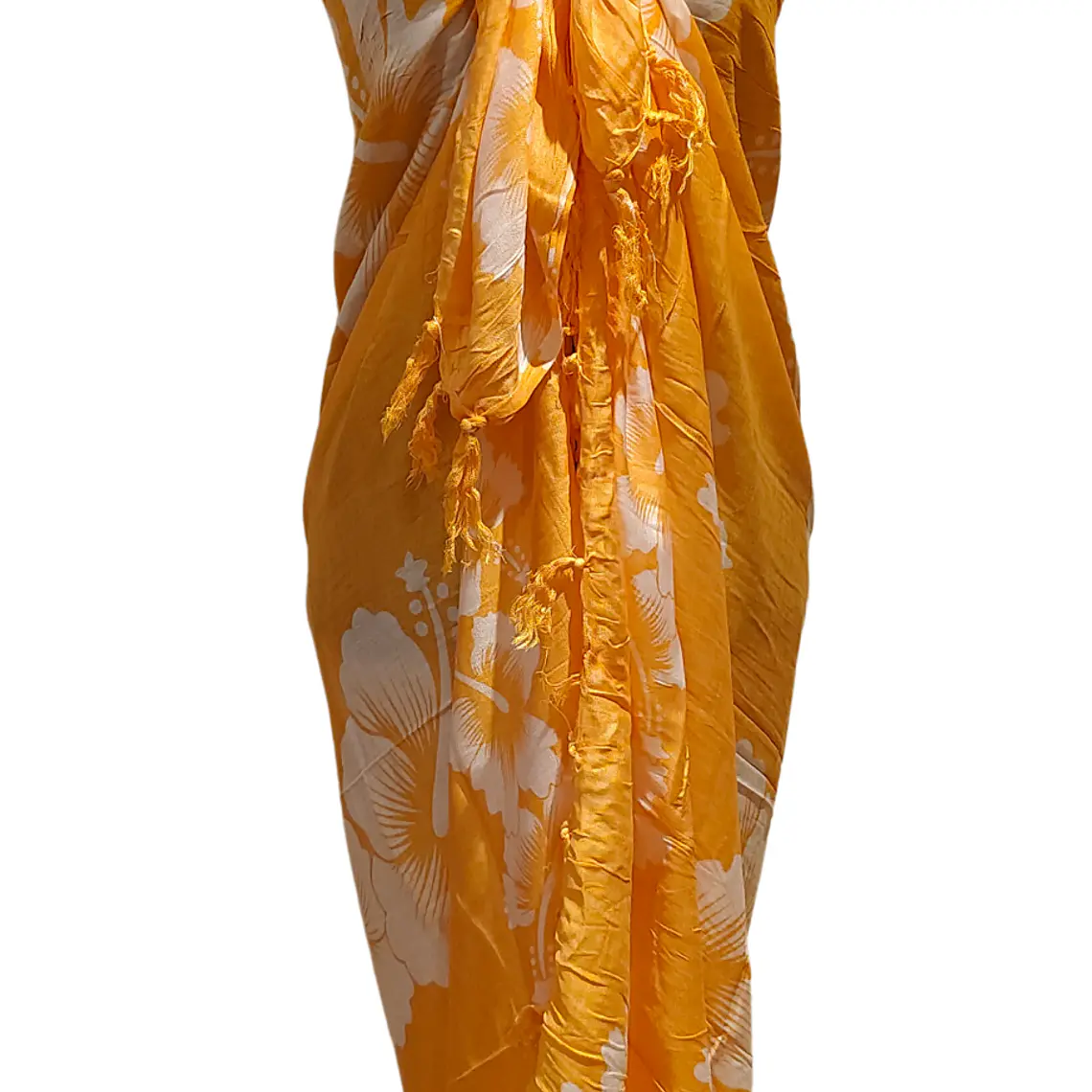 Pareo 2da seleccion Amarillo 2 Hibisco blanco 14