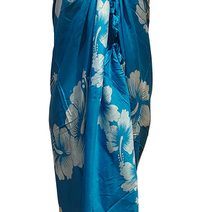 Pareo 2da seleccion Calipso 2 Hibisco blanco