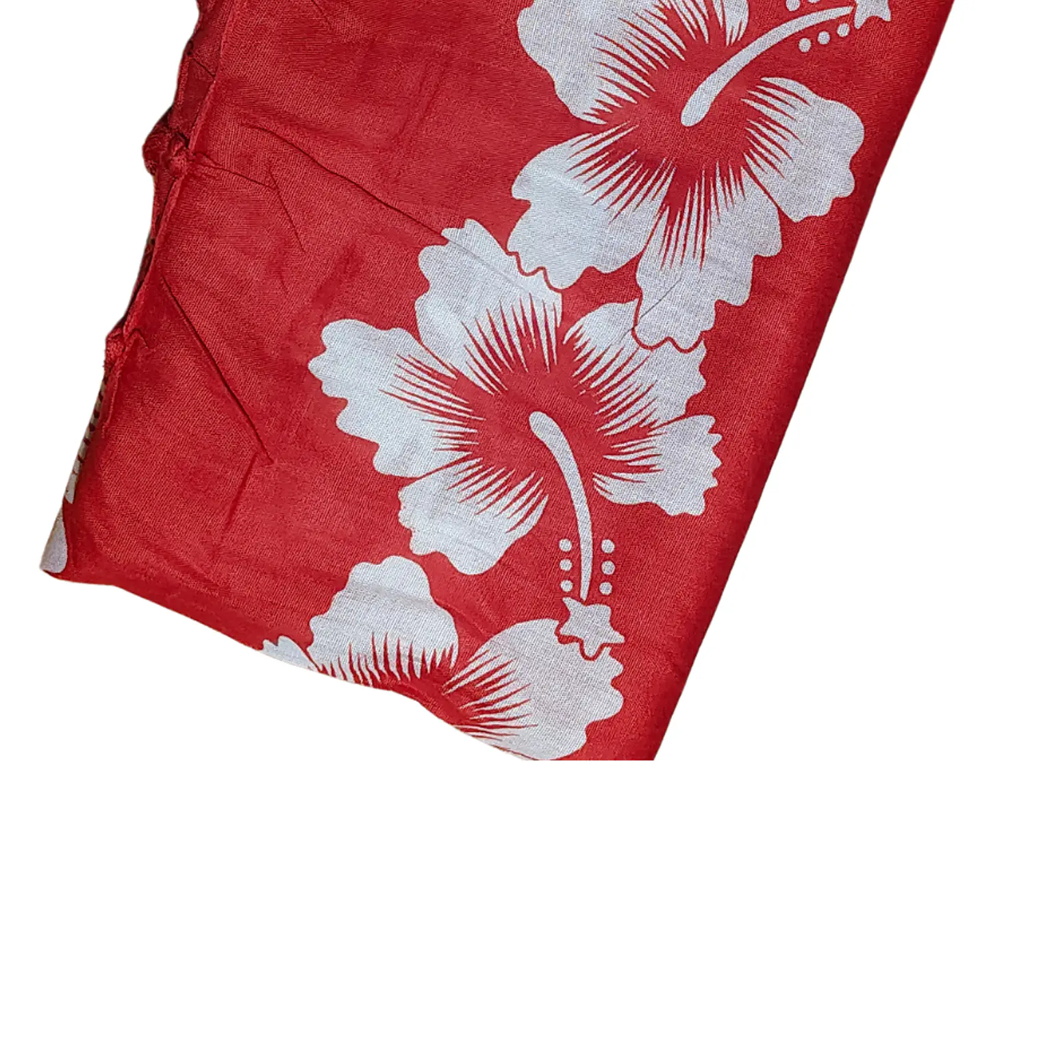 Pareo 2da seleccion Rojo 2 Hibisco blanco 3