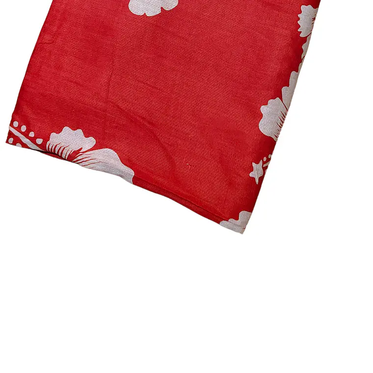 Pareo 2da seleccion Rojo 2 Hibisco blanco 13