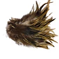 bolsa 100 Plumas beige Claro con negro 10 a 12 Cm punta - Miniatura 2