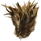 bolsa 100 Plumas beige Claro con negro 10 a 12 Cm punta - Miniatura 6