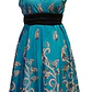 Vestido Algodon Calipso pretina Negra elasticada talla S-M - thumbnail 6