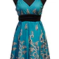Vestido Algodon Calipso pretina Negra elasticada talla S-M - thumbnail 10