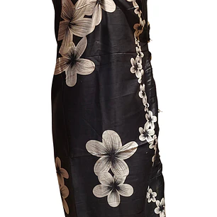 Pareo 2da seleccion negro con tipanie blanca