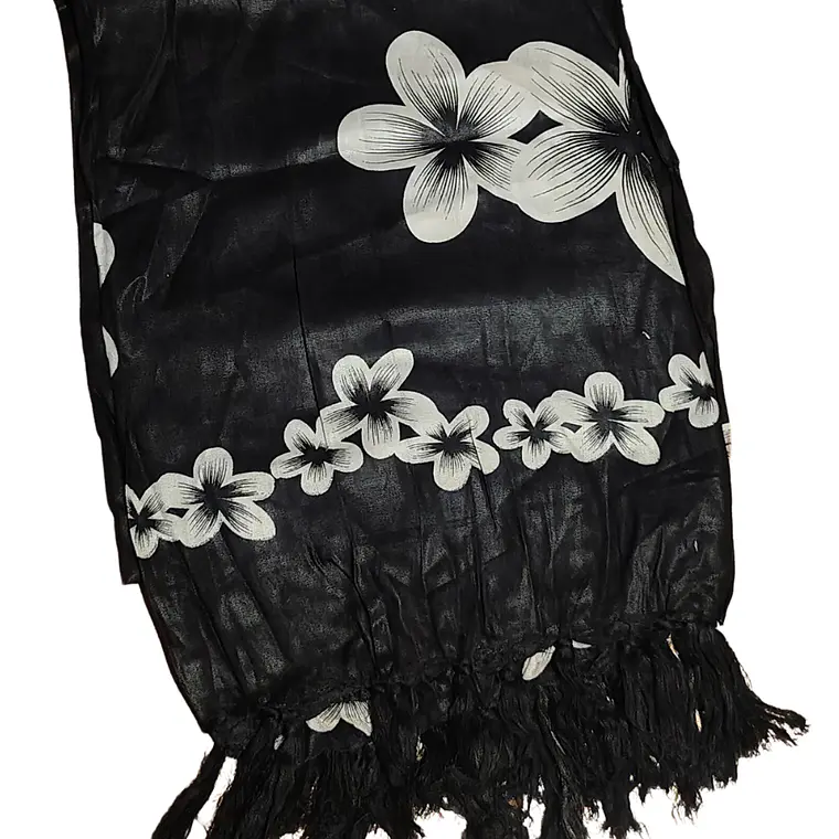 Pareo 2da seleccion negro con tipanie blanca 4