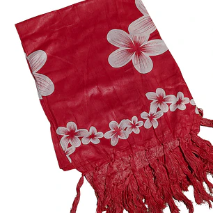 Pareo 2da seleccion Fucsia con tipanie blanca