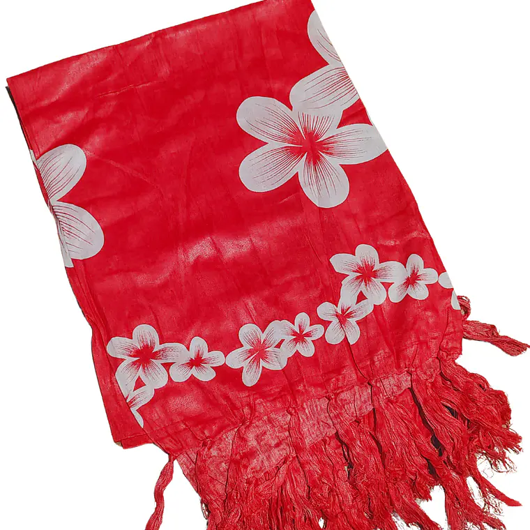 Pareo 2da seleccion Fucsia con tipanie blanca 4