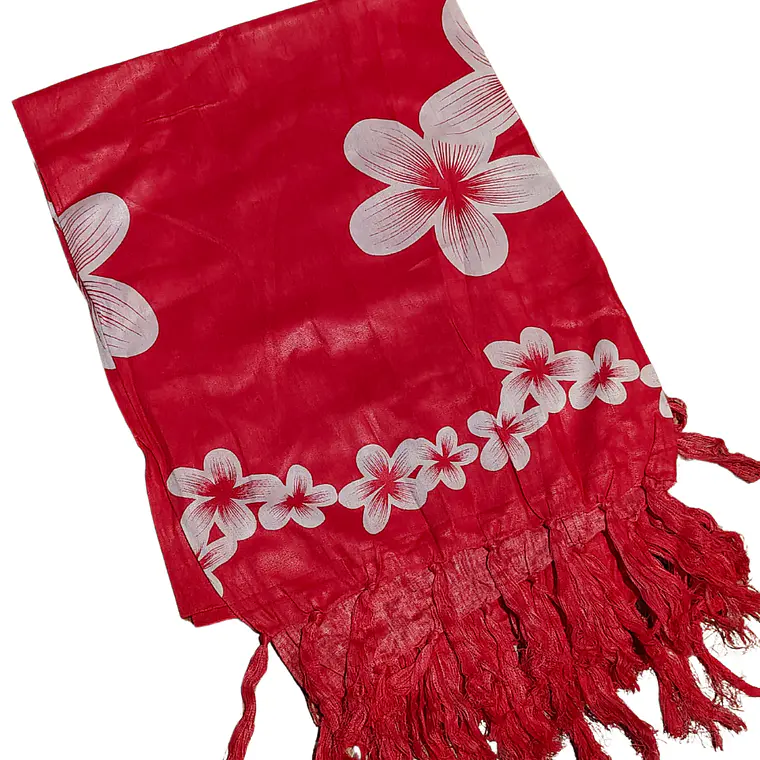 Pareo 2da seleccion Fucsia con tipanie blanca 5