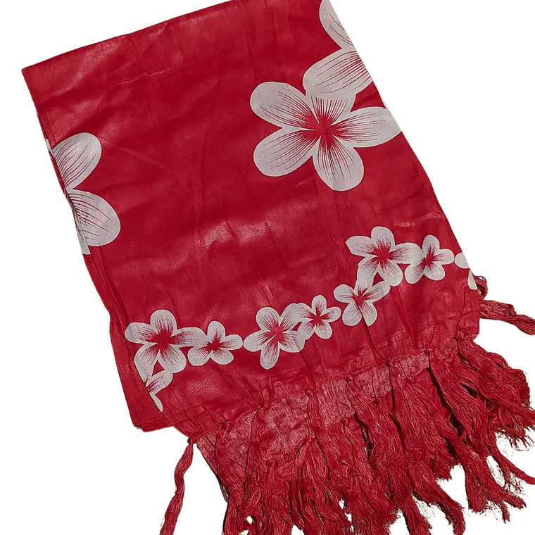 Pareo 2da seleccion Fucsia con tipanie blanca 6